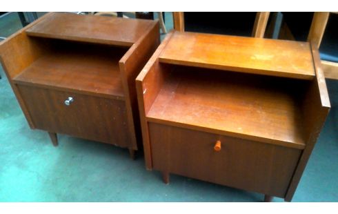 NACHTKASTJE VINTAGE KLAPBLAD PER STUK