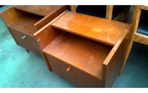 NACHTKASTJE VINTAGE KLAPBLAD PER STUK