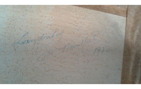 GEMÃLDE, , HEIZKÖRPER, , LANDSCHAFT GEWIDMET