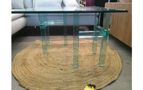 TABLE BASSE Verre trempé Roche bobois