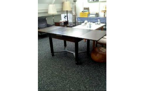 ESSTISCH HOLZ AUSZIEHBAR DUNKEL