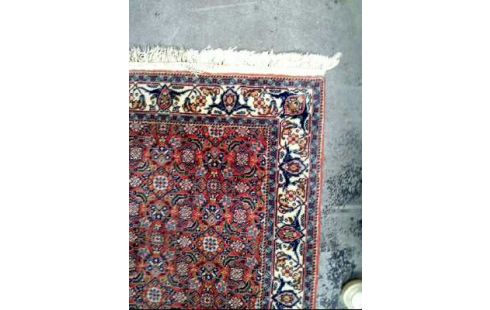 TEPPICH BLAU ORANGE ORIENTALISCH <RILA>