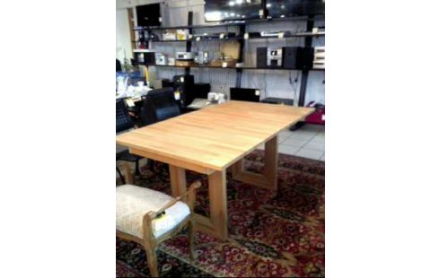 TISCH HOLZ BUCHE HELL 2-BEINE AUSKL.BAR