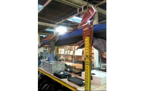 FALTBOOT BLAU/GRAU MIT TASCHE + 4 PADDEL