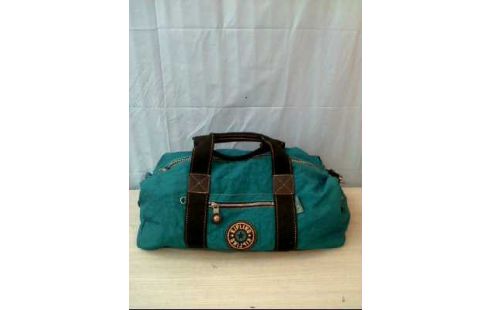 BOLSA DE VIAJE TEJIDO TURQUESA