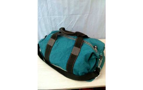 BOLSA DE VIAJE TEJIDO TURQUESA