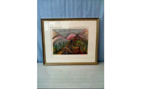 GEMÄLDE I.R. ABSTRAKTE LANDSCHAFT <C. STETZ>