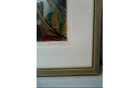 GEMÄLDE I.R. ABSTRAKTE LANDSCHAFT <C. STETZ>