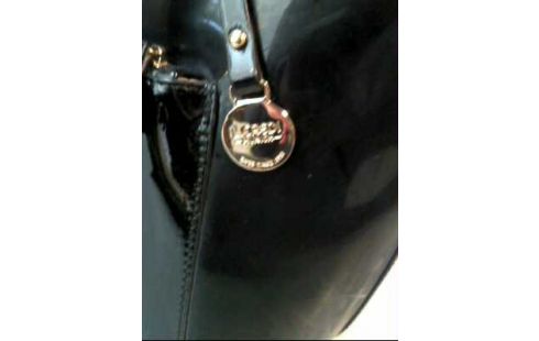 HANDTASCHE <L.CREDI> SCHWARZ LEDEROPTIK