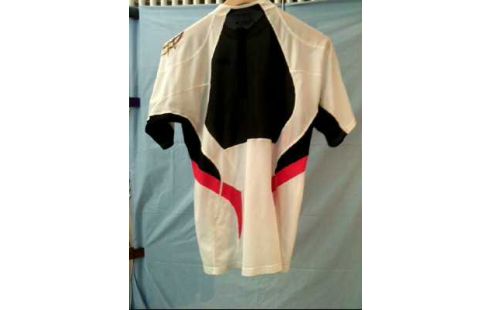 SPORTSHIRT WEISS SCHW. ROT GR. XXL <ASICS>