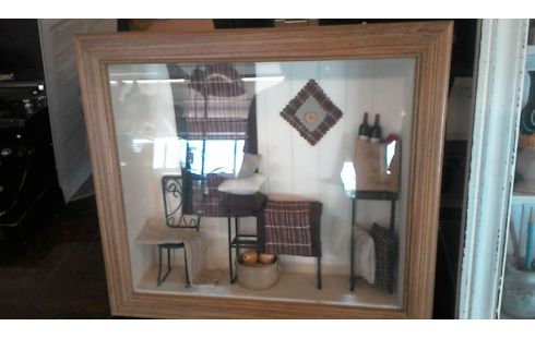 TABLEAU DIORAMA L'UN