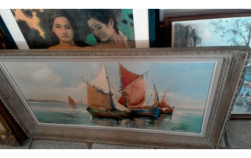 HUILE SUR TOILE MARCEL CATELEIN