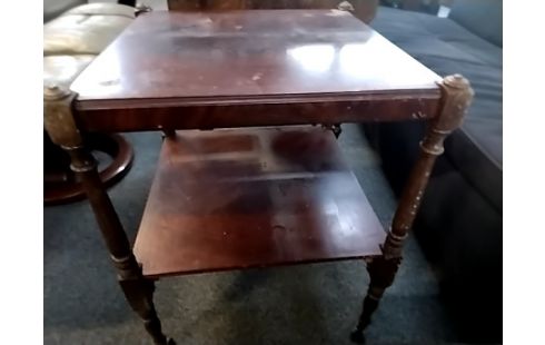 TABLE D'APPOINT STYLE ANGLAIS 2 NIVEAUX