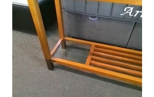 CONSOLE VERRE ET BOIS VANDEL