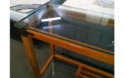 CONSOLE VERRE ET BOIS VANDEL