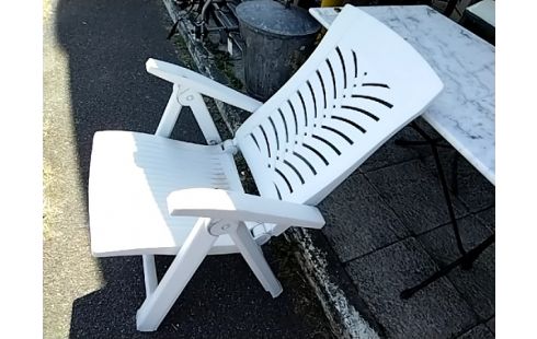 FAUTEUIL JARDIN BLANC