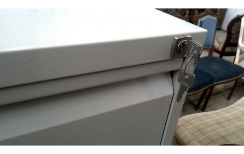 BUREAUKAST BISLEY 4 LADEN GRIJS METAAL