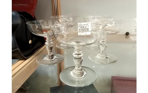 COUPE CRISTAL BACCARAT LOT 5