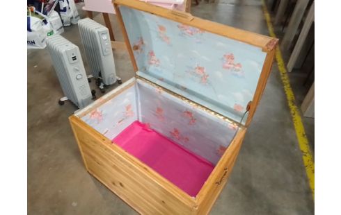 COFFRE A JOUETS BOIS