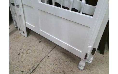 LIT STYLE LOUIS XV BLANC 140X190