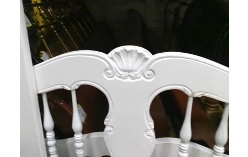 LIT STYLE LOUIS XV BLANC 140X190