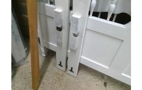 LIT STYLE LOUIS XV BLANC 140X190