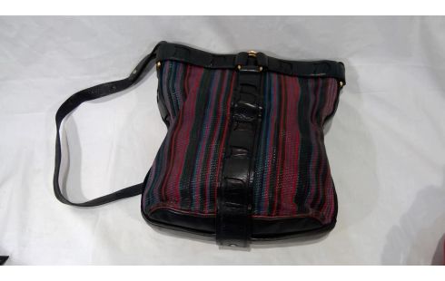 SAC DELVAUX TRÉSSÉ MULTICOLORE