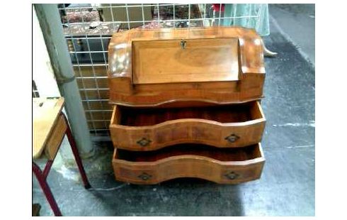 SEKRETÄR HOLZ HELL BAROCK 2 SCHUBL.