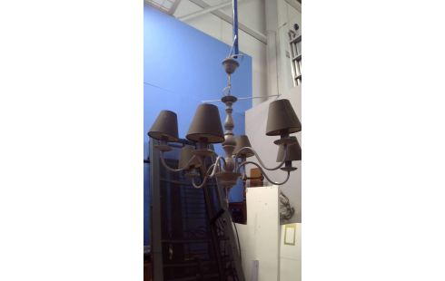 ARAÑA CON PÁTINA GRIS