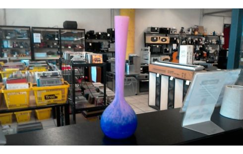 VASE PATE VERRE   EP 1920/30 STYLE MULLER