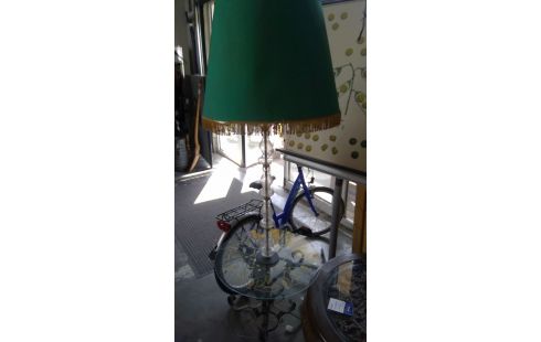 LAMP/TAFEL GLAS/VINTAGE