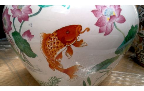 BLOEMPOT CHINEES GOUDKARPER