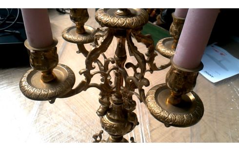 KANDELABER BRONZE