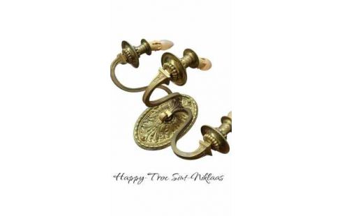 APLIQUE DE PARED BRONCE RAMA