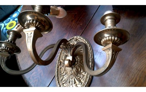 APLIQUE DE PARED BRONCE RAMA