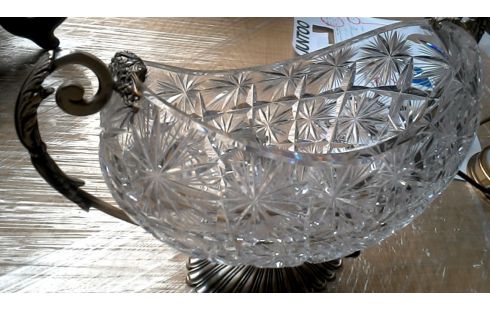 CALICE DESSUS PIED LAITON CRISTAL