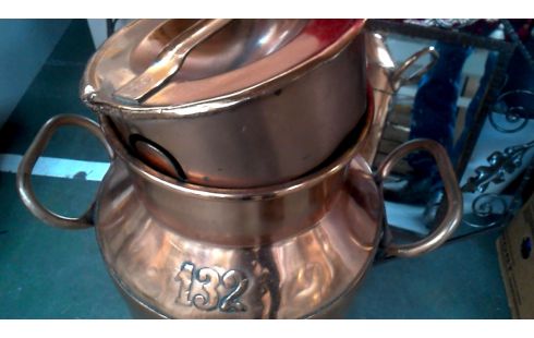 BERTHE A LAIT CUIVRE COULEUR FER