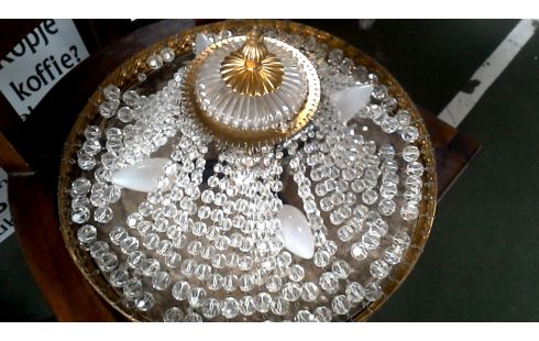 DECKENLAMPE RUND MESSING