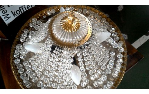 DECKENLAMPE RUND MESSING