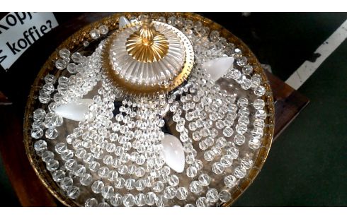 DECKENLAMPE RUND MESSING