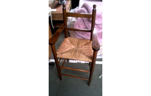 SILLA NIÑO ALTO SILLA DE PAJA