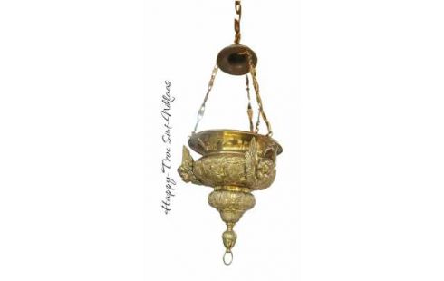 SUSPENSION ANTIQUE CUIVRE