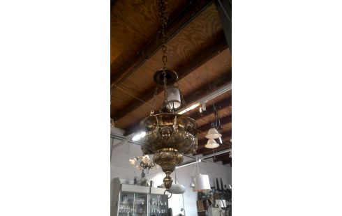 SUSPENSION ANTIQUE CUIVRE