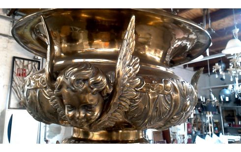 SUSPENSION ANTIQUE CUIVRE