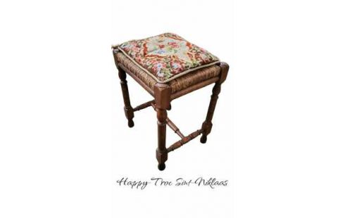 TABURETE SILLA DE PAJA