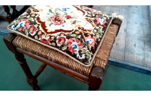 TABURETE SILLA DE PAJA