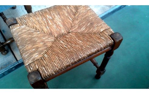 TABURETE SILLA DE PAJA