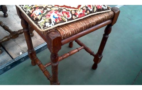 TABURETE SILLA DE PAJA