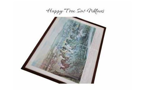 REPRODUCTIE GRAVURE ENGELS STEPLE CHASE