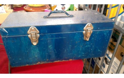 KISTE, , WERKZEUG BLAU METALL